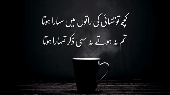 Tanhai Poetry in Urdu