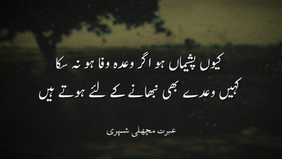 2 Line Wafa Shayari - 2 Line Sad Urdu Poetry