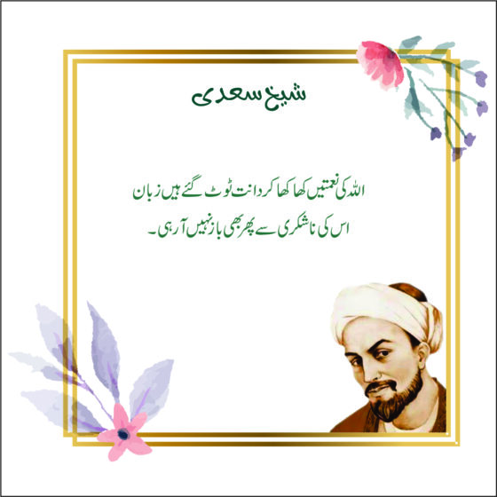 Sheikh Saad Quotes in Urdu